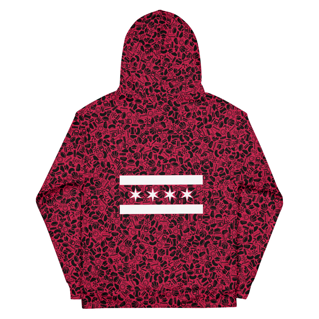 Chicago Basketball Inverse Hoodie