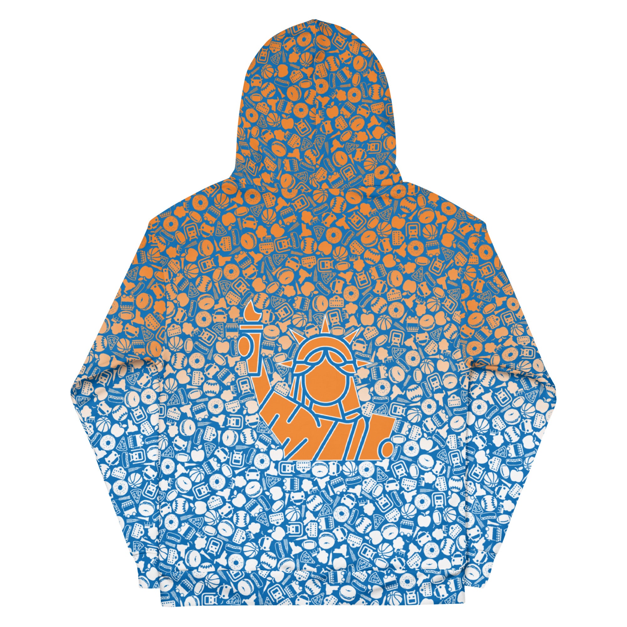 NYC Basketball/Baseball Inverse Hoodie – ATN Artwork